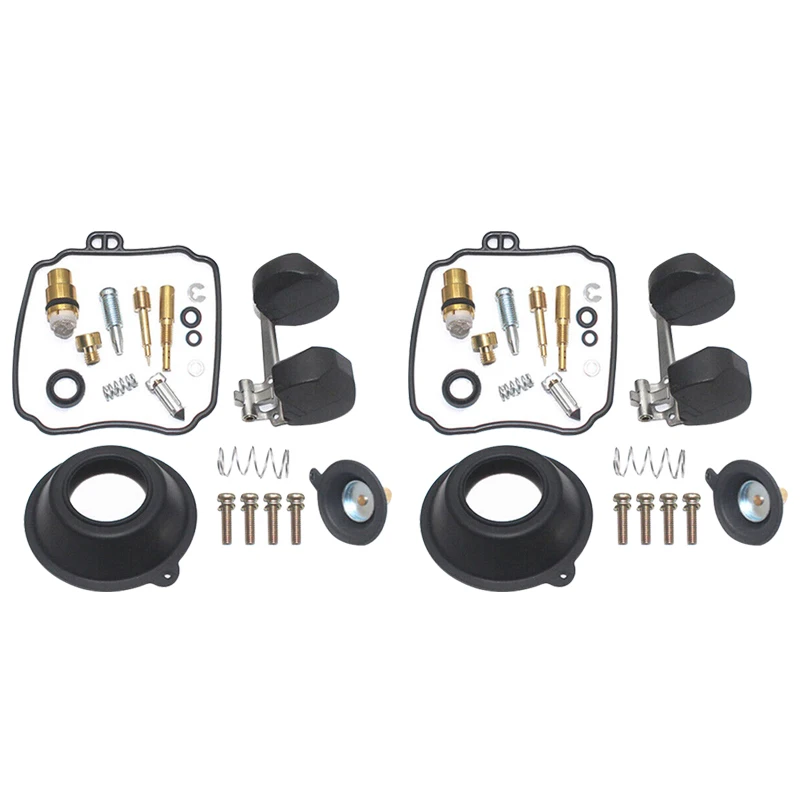 

DWCX 2 Sets Carburetor Diaphragm Float Repair Kit Fit for Yamaha V Star 650 XVS650 1998-2008 2009 2010 2011 2012 2013 2014 2015