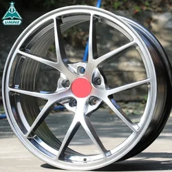 Wholesale 18 inch 5 hole 5x100 5X108 5x120 aftermarket aluminum alloy passenger car mags wheel rim for sale