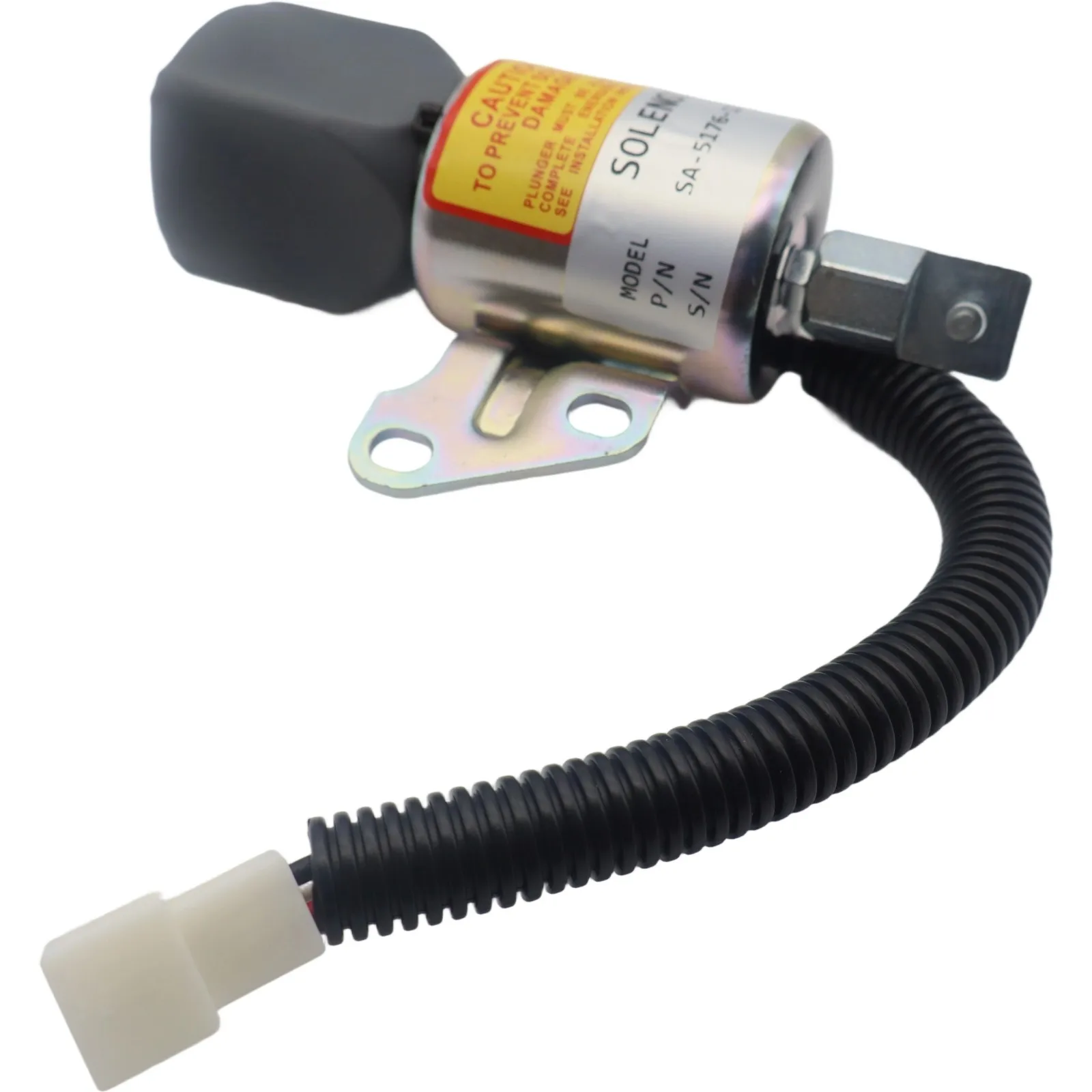 12V Kraftstoffabschaltmagnetventil SA-4899-12 Passend für Kubota D722 D902 Z482 Motor – Detail 1