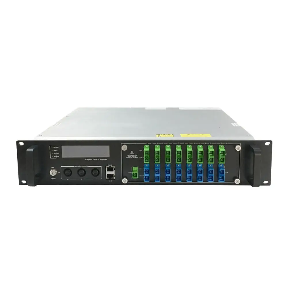 

2018 new Triple Play GPON OLT Network PON WDM 1550 CATV EDFA 16 Output Port with cheap price