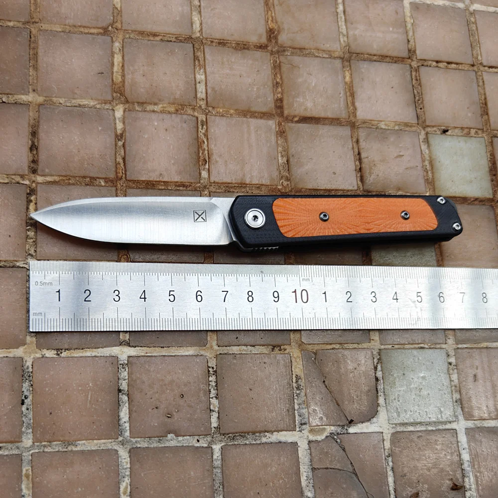JUFULE Mini YX622 Real 14C28N Steel Blade Folding Knife Ball Bearing G10 Handle Pocket Survival Kitchen Camping Outdoor EDC Tool