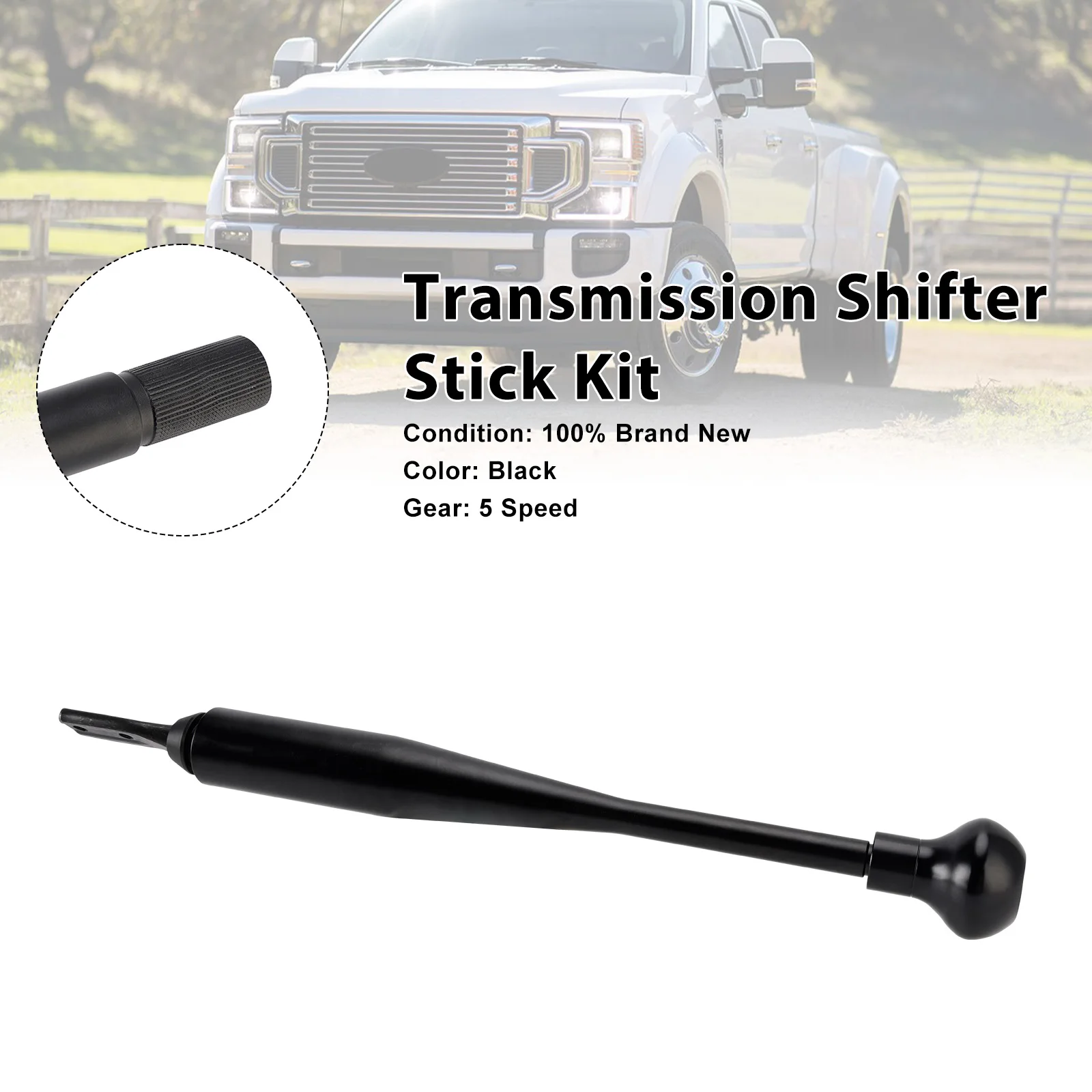 

Artudatech 5 Speed Transmission Shifter Stick Kit Fit for Ford ZF Super Duty F250 F350 F450 Car Accessories