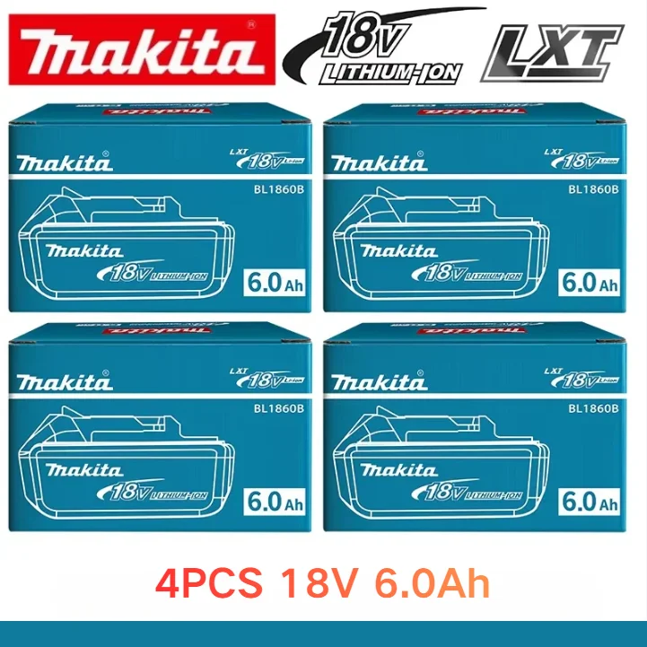 

Аккумулятор Makita 18В 6.0Ач, замена аккумуляторов Makita 18В BL1830, BL1840, BL1850, BL1860B, аккумулятор для электроинструментов.