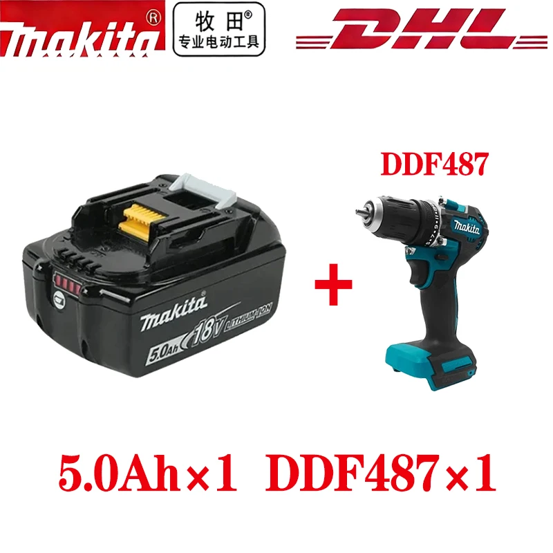 NIEUWE 2026 Originele 18V Makita 5.0Ah 6.0Ah Makita Batterij Vervangende Lithium Batterij BL1840 BL1850B BL1850 BL1860