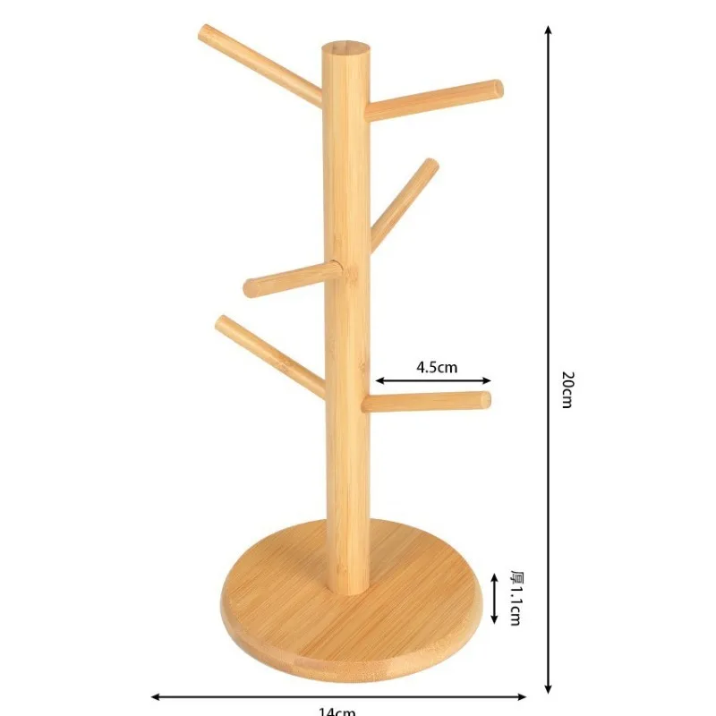 Bamboo Cup Holder Organizer 3