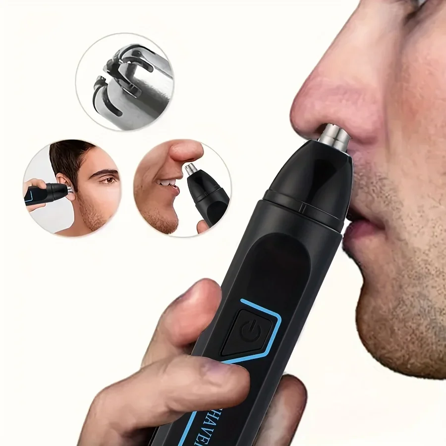 3-in-1 Men's Multifunctional Electric Nose Hair Trimmer, Ear Hair Trimmer, Eyebrow Trimmer,Electric Shaver,USBтример для мужчин