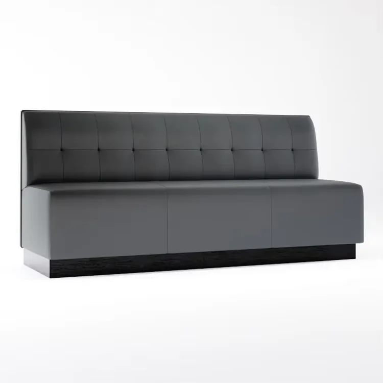 Wholesale Modern Design PU Leather Sofa Button Tufted Dining Bench For Restaurant Cafe Nightclub Panel Bench For Luxury Seating - view 3