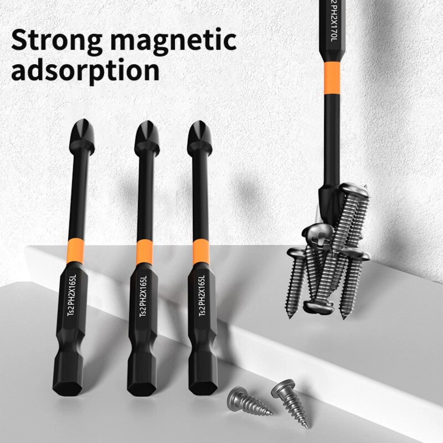 6PCS Cross Screwdriver  Strong  Anti Slip High Hardness  Screwdriver Tool  Drill Extended Hexagonal