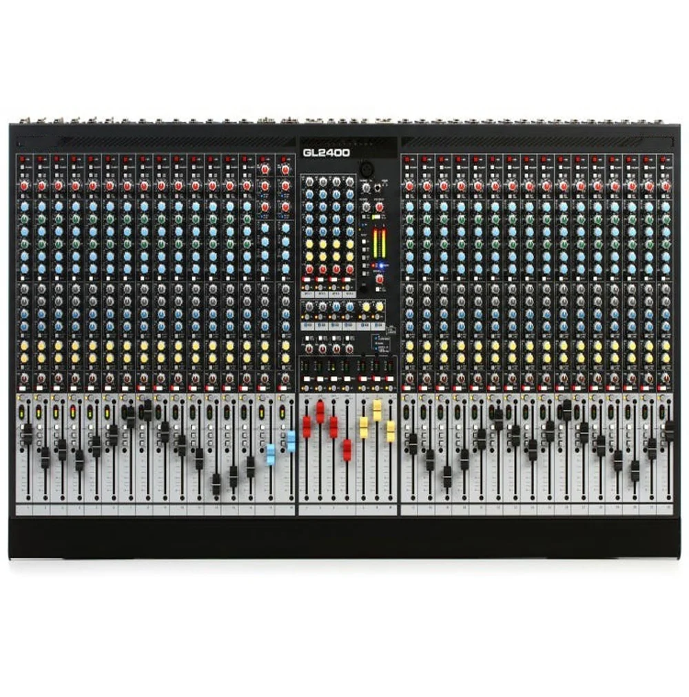 GL2400-32 Mixer Console 32 Channel Professional Sound Mixer 4-band EQ Pure Audio System Audio Mixer  GL2400 GL2400 32