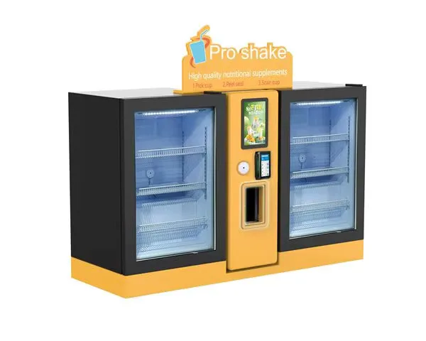 Customized Commercial Single Serve Smoothie Dispenser Maker Machine for Business Touch Screen Easy Cleaning for Office Pantry