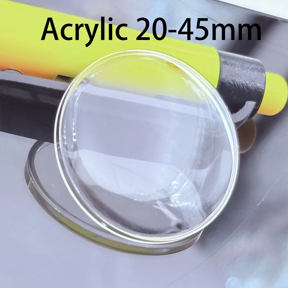 Accesorios para Relojes: Espejo, Cubierta de Plástico Orgánico, Cubierta de Reloj de Plástico Acrílico, Lente de Cristal para Relojes de Hombre y Mujer, Espejo para Relojes Gruesos