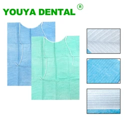 100pcs Dental Bibs Sheets Disposable Waterproof Tattoo Clean Pad Tattoo Bibs Table Covers Dentist Paper Scarf Tattoo Accessories