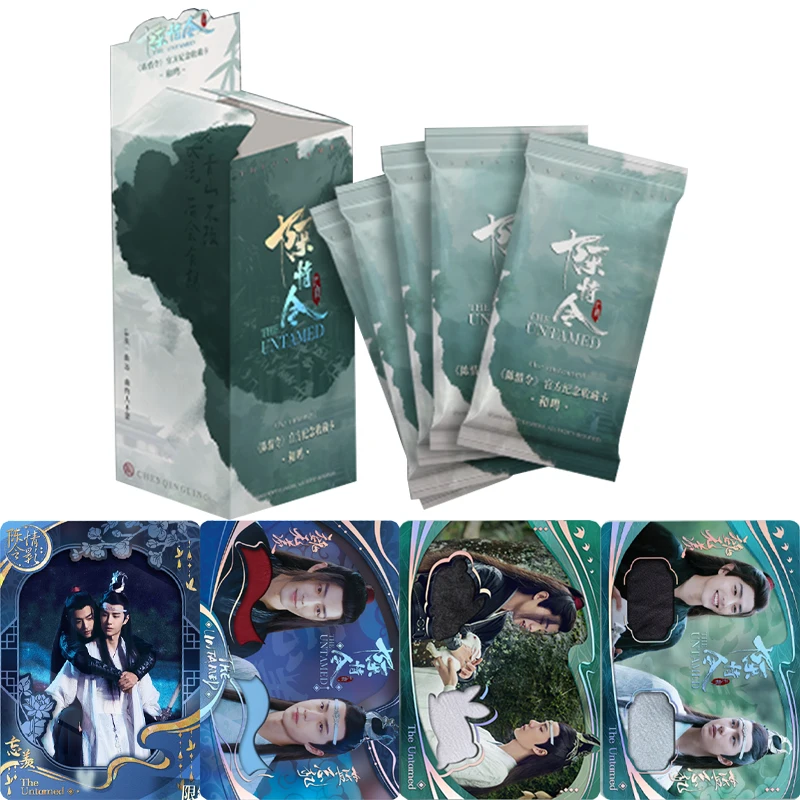

Genuine The Untamed Card He Ming Mo Dao Zu Shi TV Series Wei Wuxian Lan Wangji Anime Character Collection Cards Toys Gifts