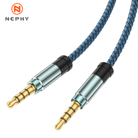 Nephy 3.5mm To 3.5 mm Jack Audio Cable For Samsung Xiaomi Huawei Car Headphone MP3 Speaker Computer Extension HIFI Aux Cable 3m