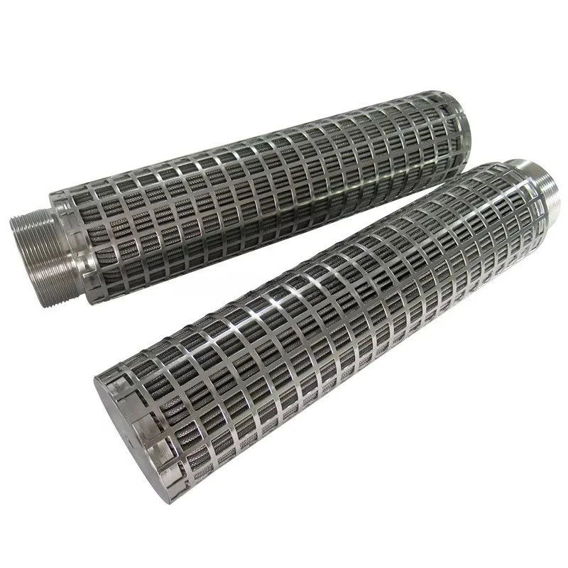 Replaceable stainless steel 304/316 pleated filters for chemical plants for melt polymer and oil filtration