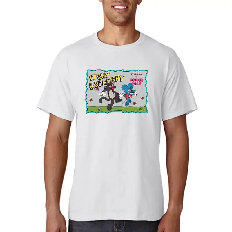 Itchy and Scratchy Porch Pals T Shirt