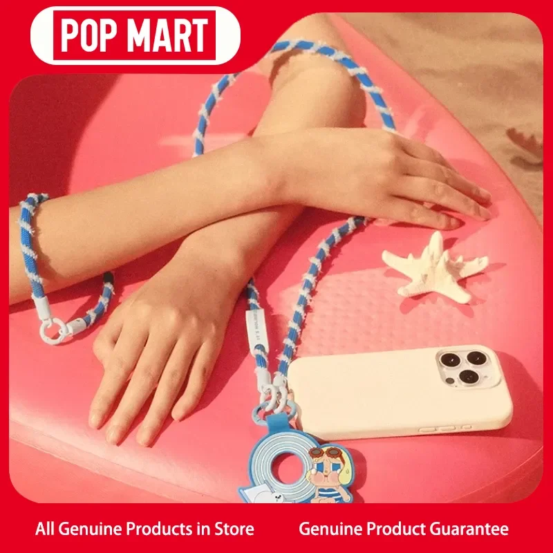 

Genuine Popmart Crybaby Vacation Mode On Series Long Lanyard Blind Box Merchandise Birthday Gifts For Girls Trendy Toys Ornament