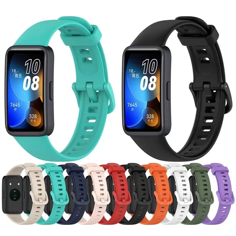 Cinturino in silicone di ricambio per accessori per bracciale Smart Watch Huawei Band 9 8 NFC