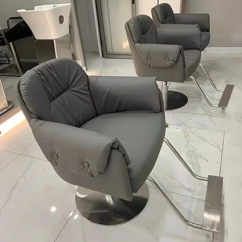 

Swivel Vanity Chair Hydraulic Barber Spa Pedicure Cover Leather Sofa Professional Scissors Ergonomic Shampoo Cosmetic Salon Pump