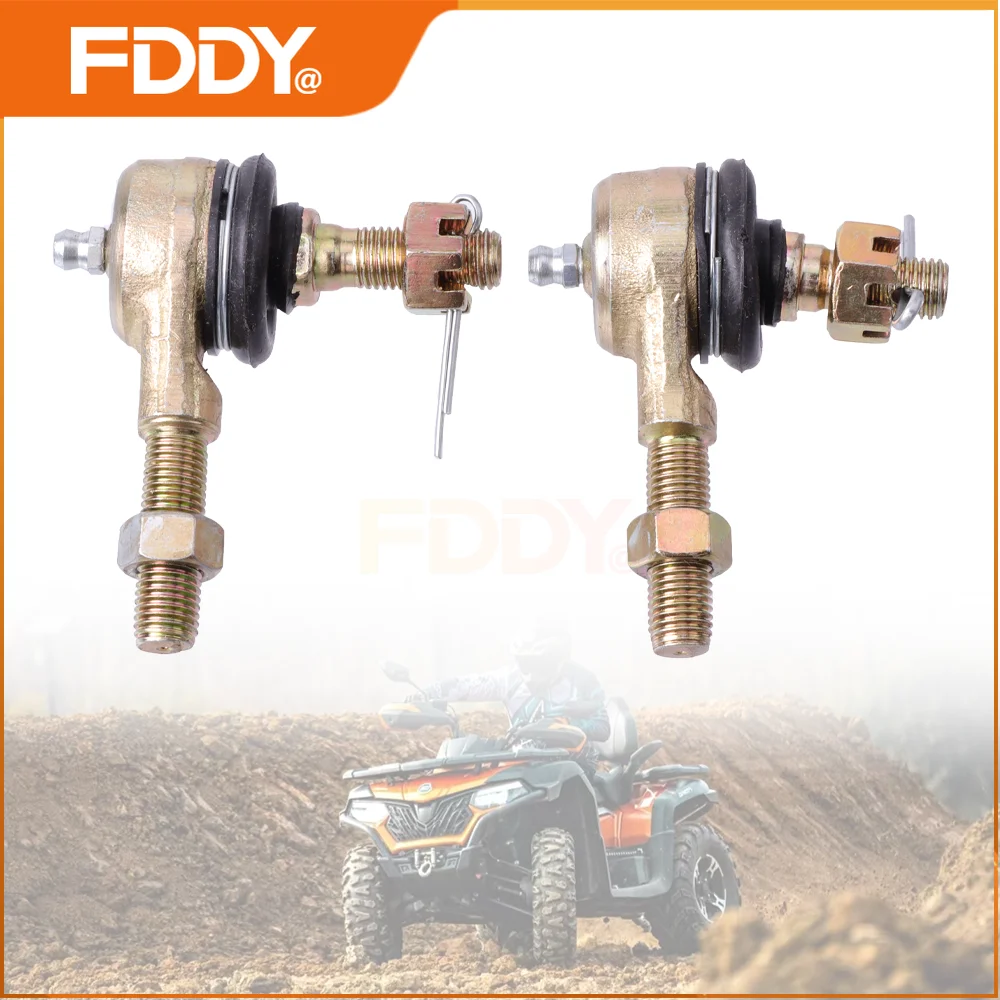 

Комплекты рулевых наконечников FDDY (1 пара) M10-M10 с шаровыми опорами и фитингами для подачи смазки, подходят для китайских электрических квадроциклов 50cc, 110cc, 150cc, 200cc, 250cc, 300cc, Bug