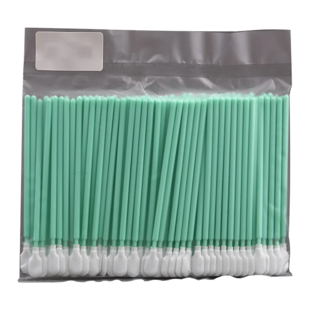100pcs/Bag Cleaning Q-tips Dust-proof Cotton Swab Cleaner Strong Absorbent Fiber  Machine Focus Lens Protection Windows