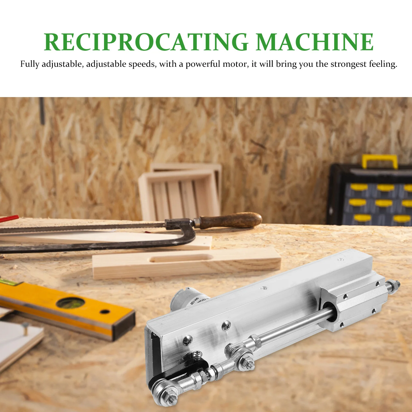 

1Set Reciprocating Linear Actuator Adjustable Telescopic Motor High Rigidity Durable Motor Linear Actuator 24V for Electric