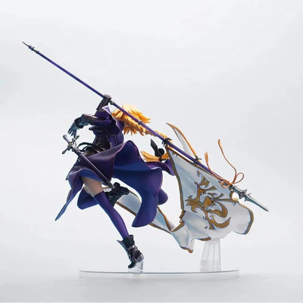 Fate/Apocrypha Jeanne D Arc Figurka akcji Anime Joan of Arc Flaga Model Lalki Dekoracja PVC Figurka akcji Figurki anime Zabawka dla dzieci