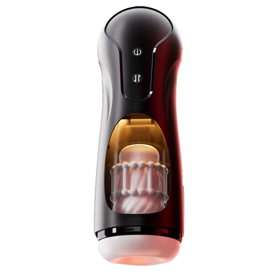 Electric Full Automatic Telescopic Vibrating Voice Activated Adult Sex Toy For Men Male Masturbator Sexuality Interest Product