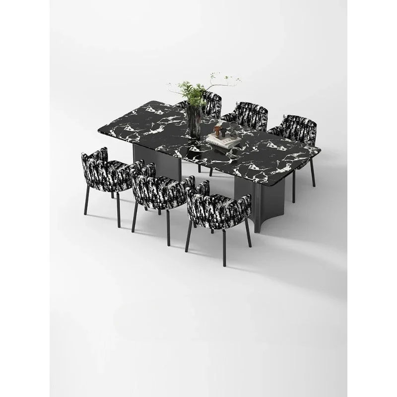 Italian light luxury rotatable high-end dining chair home restaurant premium dressing chair desk office negotiation chair