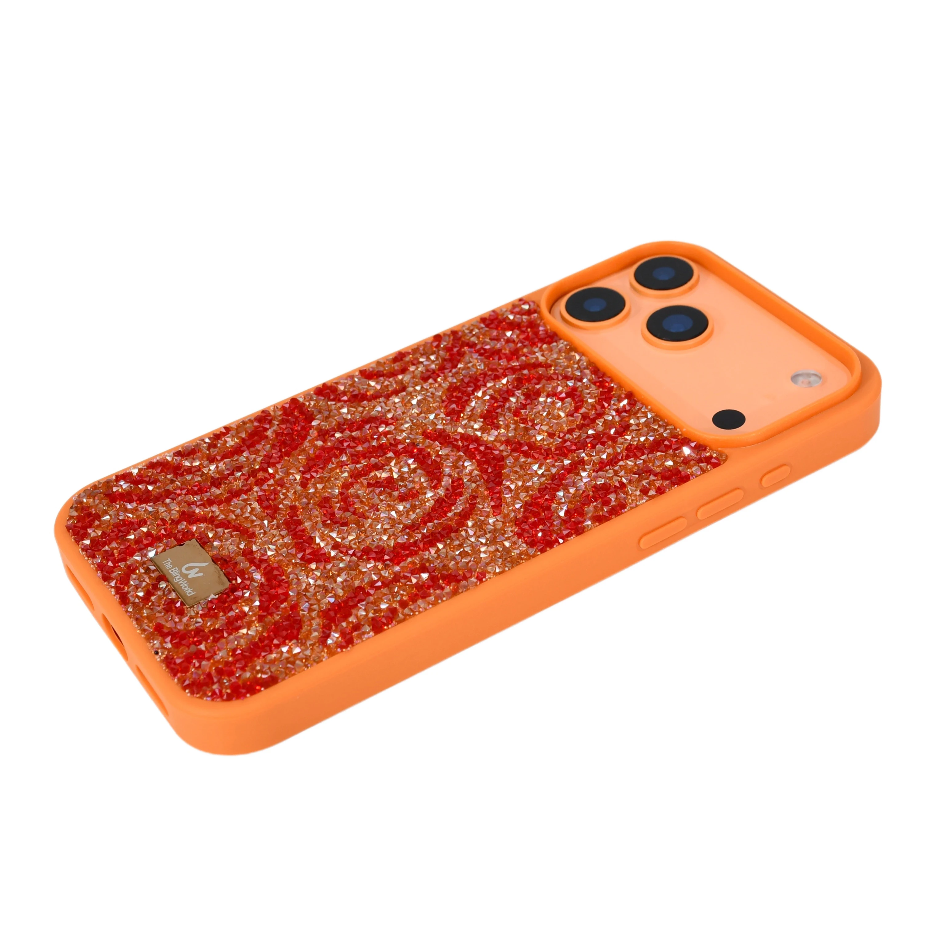 قسط كريستال آيفون 17 برو ماكس / آيفون الهواء / 17 برو / 17 البتلة حجر الراين نمط بولي TPU ثلاثية الأبعاد الماس غطاء الهاتف للصدمات