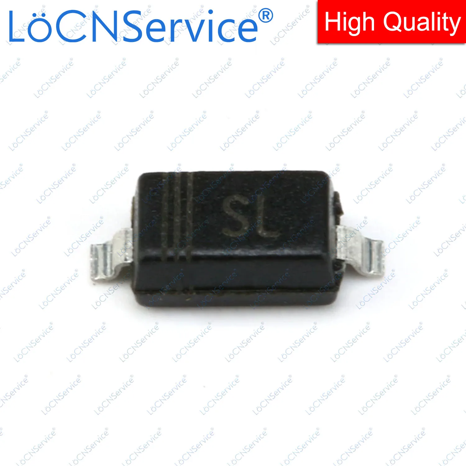 LoCNService-diodo SMD 3000, 1206 unidades, 1N5817, 1N5819, SOD123, SOD323, SOD523, 0805, 0603, SS14, SS12, SJ, S4, SL, 3216, 5817, alta calidad