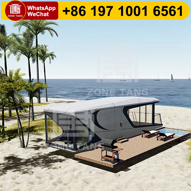 

Factory Price Cheap Manufactured Homes Hot Insulation Luxury Mobile Homes Space Capsule Houses High Quality Prefab Tiny House