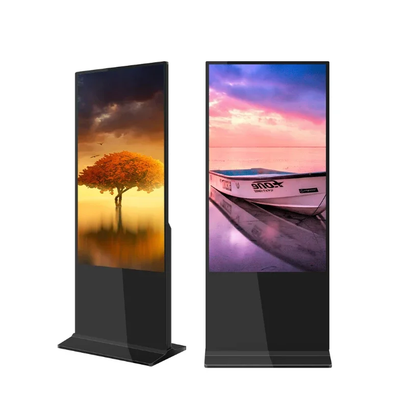 32 43 46 49 50 75 85 100inch floor standing Advertising Player Android  advertising display with screen