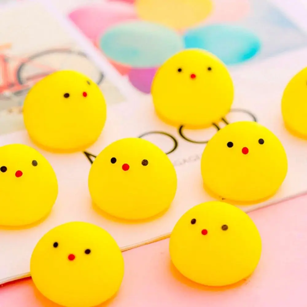 Kawaii Funny Fidget Toys Antistress Decompression Toy Relief Stress Antistress Toys Squish Toys Yellow Chick Squeeze Toy