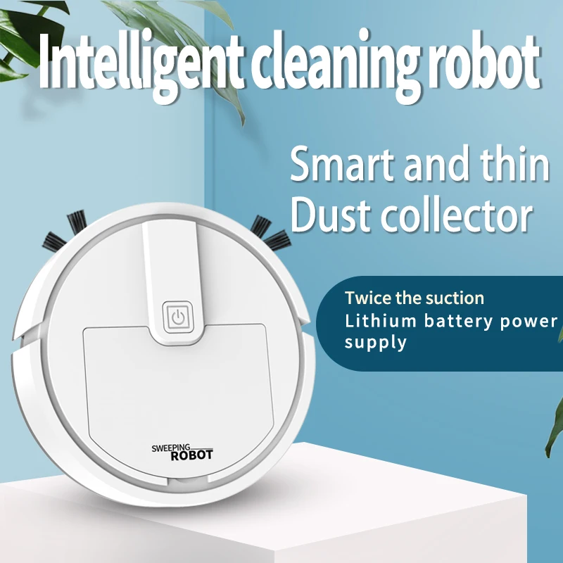 Robot de balayage completamente automatico, aspirador de barrido para fregar el suelo, Mini limpiador para uso doméstico, barredo