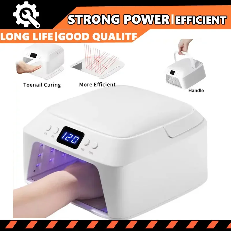 

LEDs UV Nail Lamp Large Space Nail Dryer with Hand Pillow Smart Sensor 72 W Professional UV Lamp For Nails Manicure Pedicure