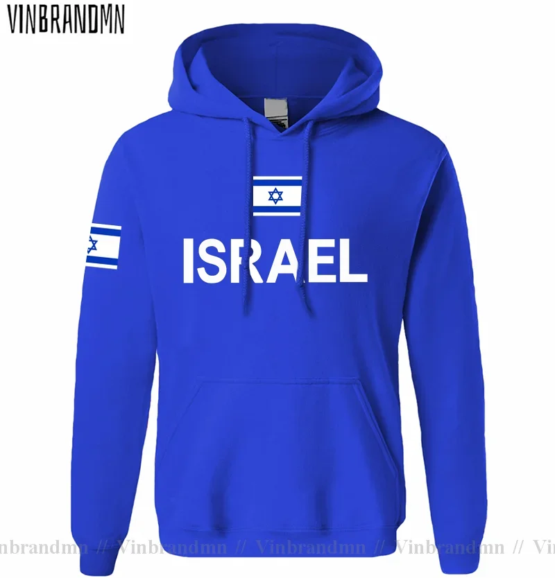 Israel Israeli IL Jewish Mens Hoodie Pullovers Hoodies Men Sweatshirts New Streetwear Clothing Sportswear Tracksuit Nation Flag