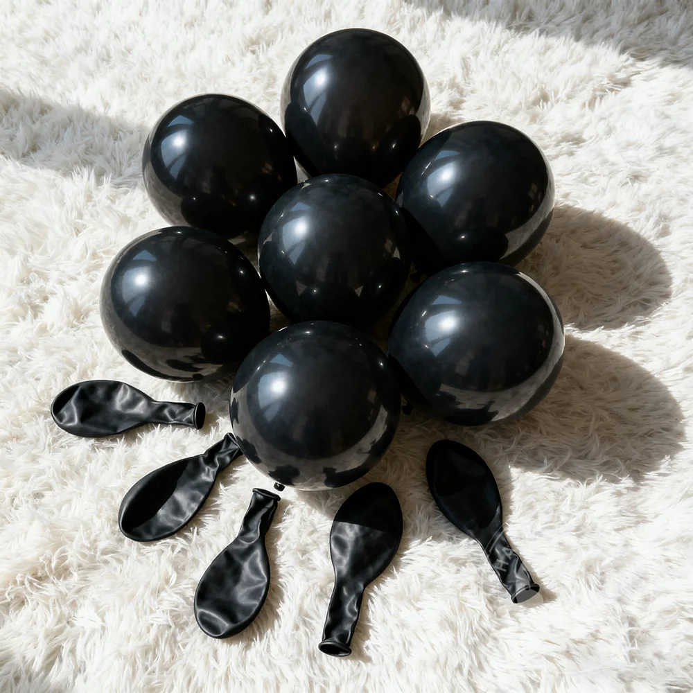 

5-36inch Wedding Black Balloon Thickened Latex Balloons Large Ballon Inflatable Helium Globos Happy Birthday Party Decoration