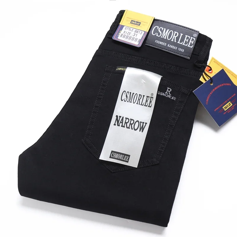 

2025 Slim Fit Straight-leg Jeans Trendy Long Pants Casual Comfortable Denim Trousers Y2k Men Luxury Jeans