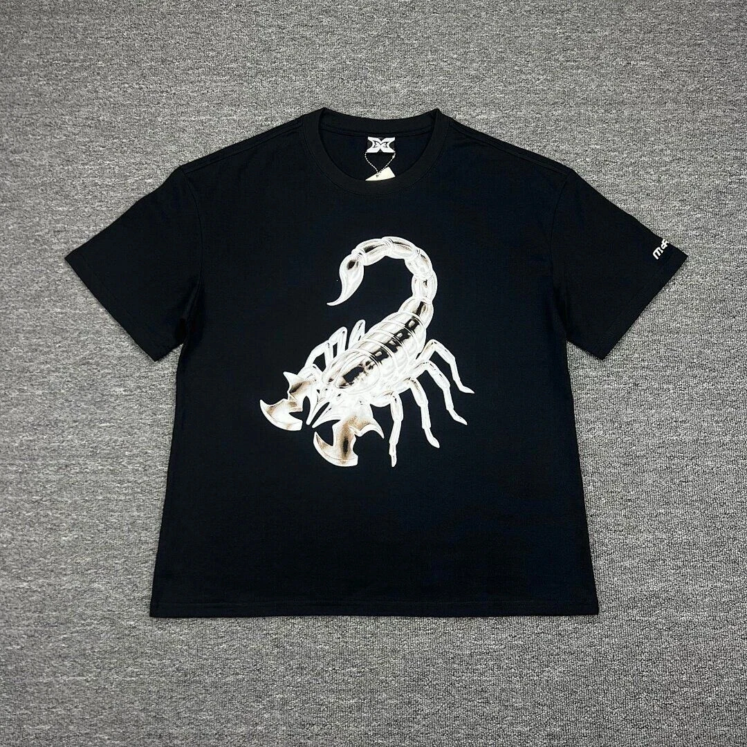 2026 Mertra T-Shirt im amerikanischen Stil mit Skorpionmuster, locker geschnitten, für Damen und Herren – Detail 2
