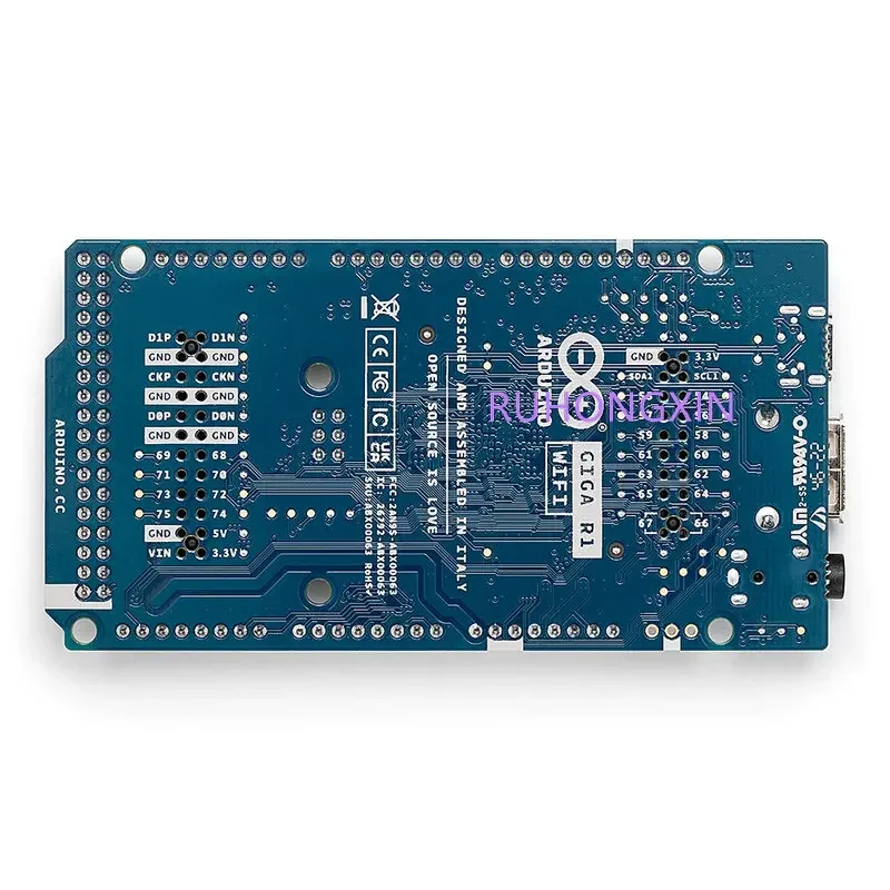 Imagem -02 - Placa do Desenvolvimento do Núcleo Duplo Mcu Arduino Giga r1 Wifi Abx00063 Stm32h747xi