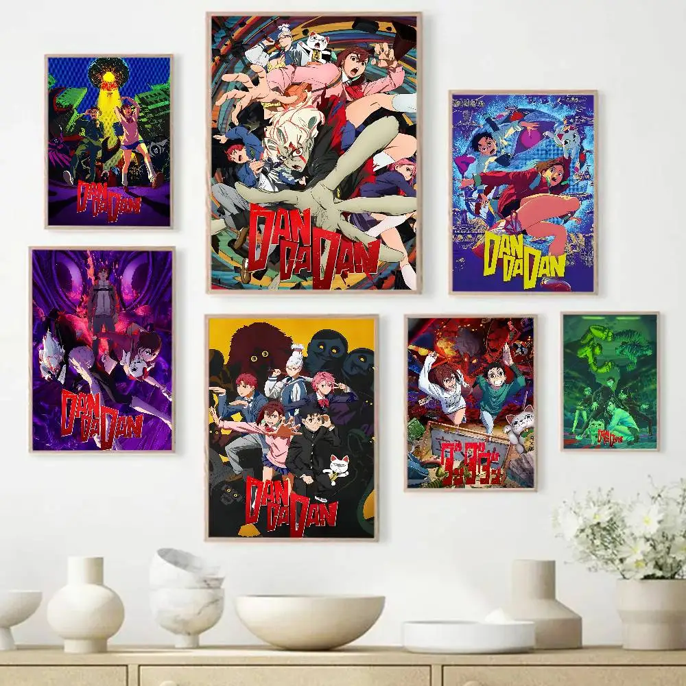 Japanese Anime D-Dandadanes Classic Movie Posters HD Quality Poster Wall Art Painting Study Nordic Home Decor