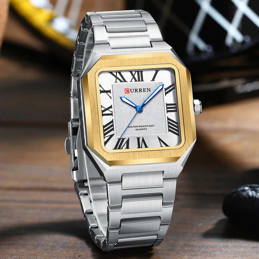 CURREN Casual Business Fashion Quartz Wristwatches Movement Clock Men Luxury Watch Automatic Watches Mens Gifts Reloj Hombre