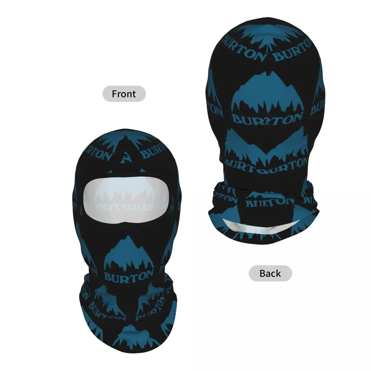 Burton Snowboard Sportive Breathable Thin Balaclava Full Face Mask Sun Protection Neck Gaiter For Motorcycle Fishing Outdoor