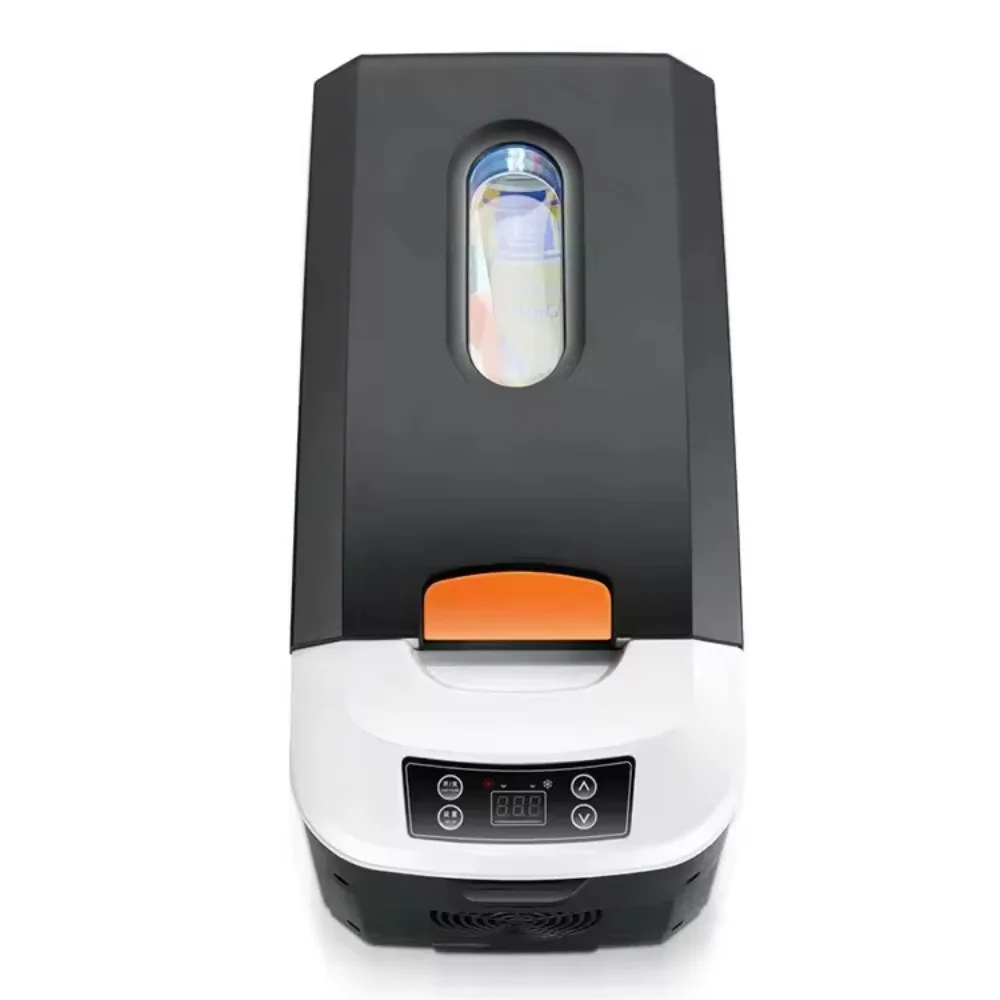 12V Carro Geladeira 10L Portátil Mini Geladeira - Camping/Viagem/RV Cooler DC 12V, Eficiência energética, Silencioso, Função de freezer