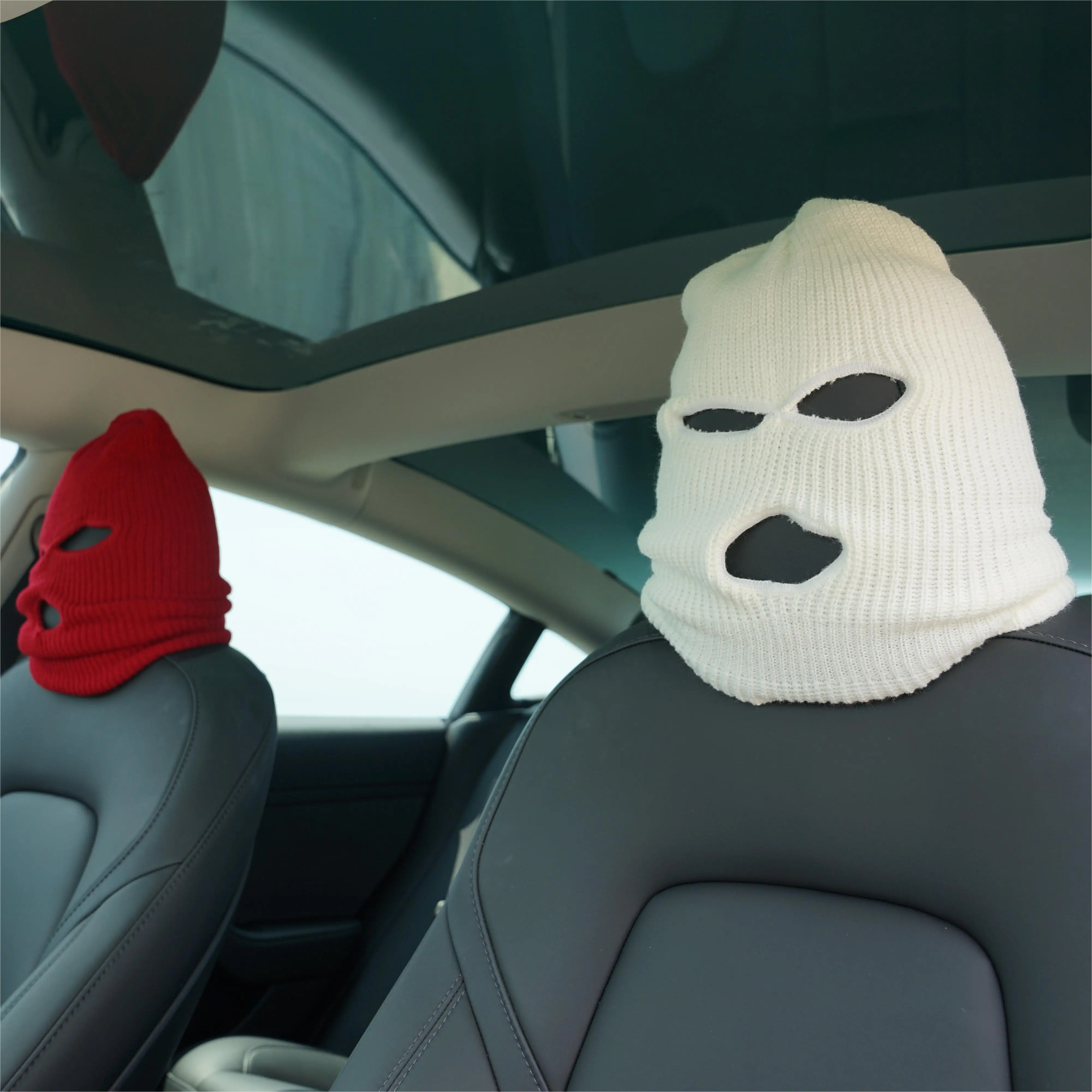 

Suitable for Tesla Model 3/Y Seat Headgear Personality Funny Sentinel Mode Hat Ornament