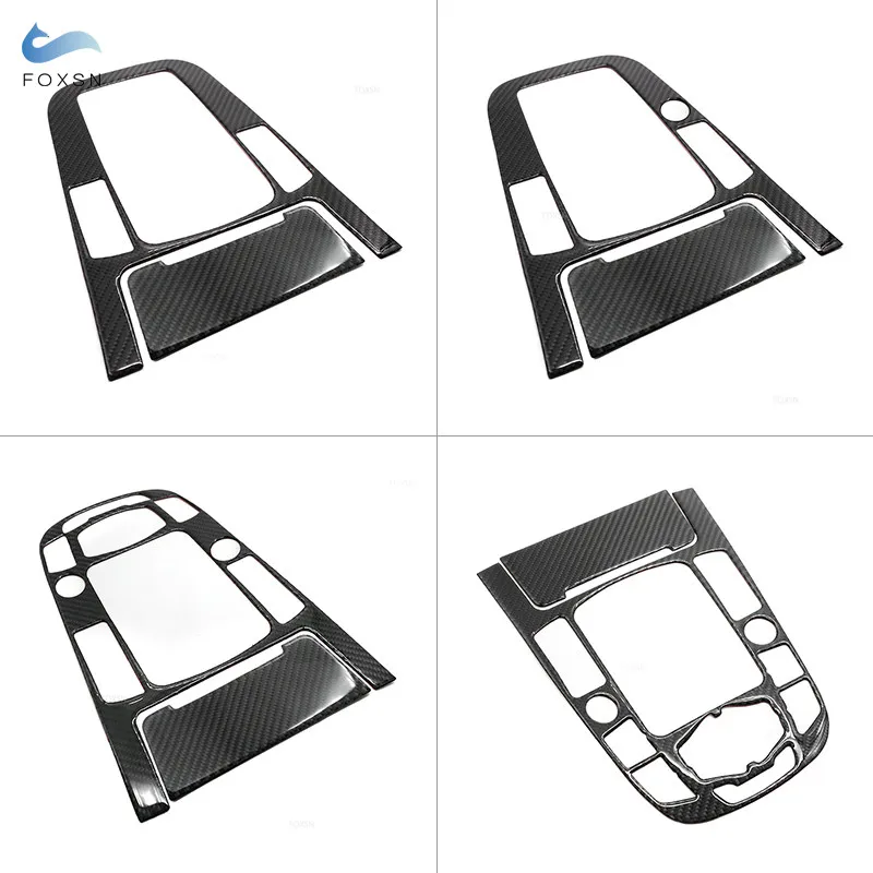 Real Carbon Fiber Center Console Gear Shift Panel Cover Frame Trim For Audi A4 B8 A5 2009 2010 - 2016/ Q5 2010-2018