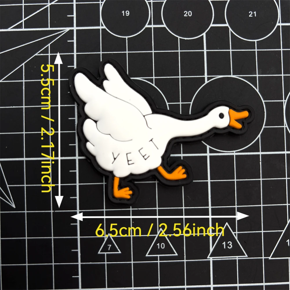 رقعة لاصقة من مادة PVC الصراخة من المطاط الناعم، تأثير متوهج في الظلام، شارة معنويات تكتيكية بخطاف وحلقة - رقعة - متعددة الألوان، مثالية لربطات الظهر والملابس #5