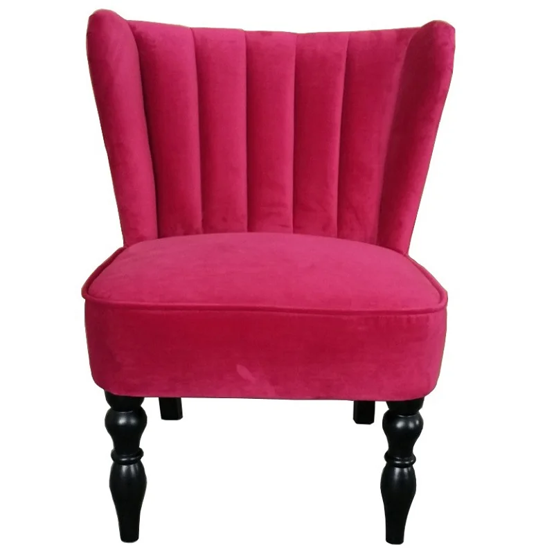 

Hot Sales European original single high-end single casual sofa chair lazy bedroom balcony with skin-friendly flannel fabric