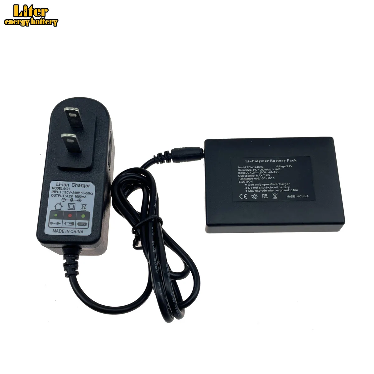 Литий-полимерный аккумулятор для перчаток с подогревом, 3,7 Вт/ч, 4000 в, мАч